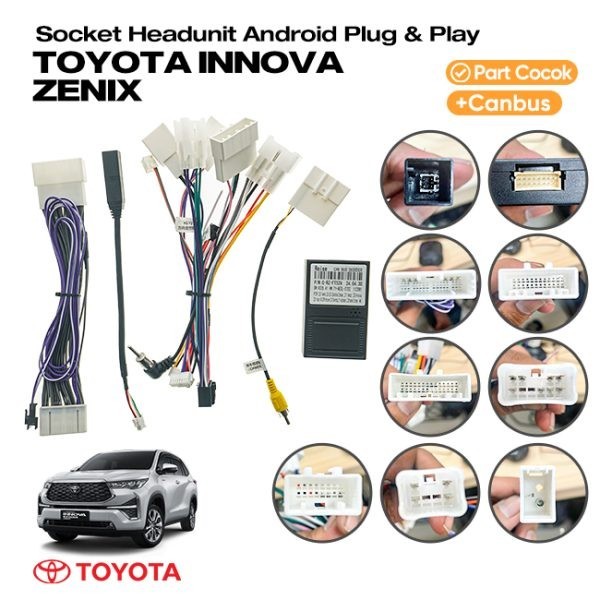 Jual Modul Kabel CANBUS Socket PNP Android Toyota Innova Zenix | Shopee ...