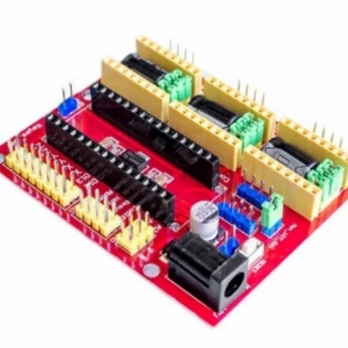 Jual CNC shield v4 engraving a4988 drv8825 compatible arduino_r3 nano ...