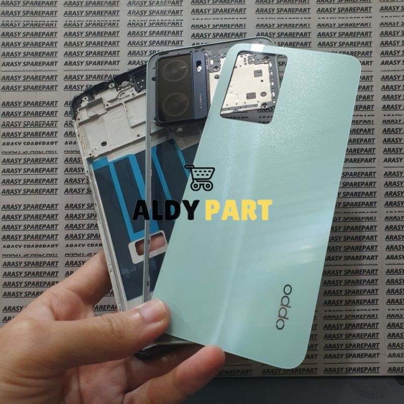 Jual Housing Casing Fullset Oppo A57 2022 Tulang + Backdoor Original ...