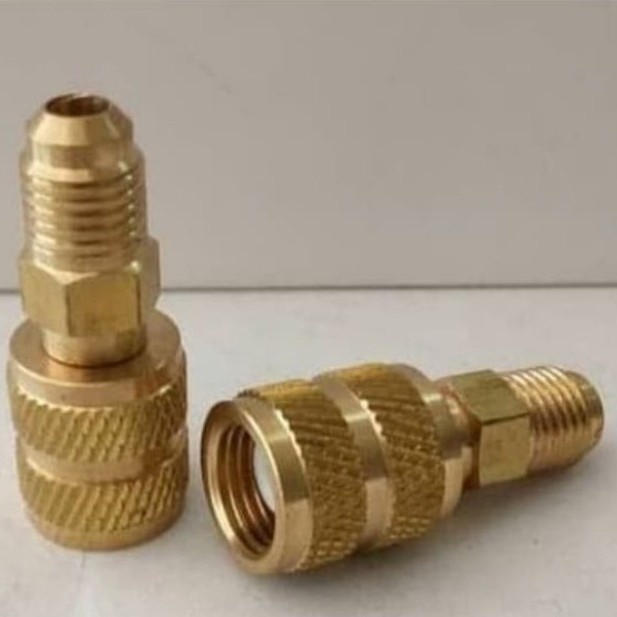 Jual ADAPTER KONEKTOR R 410 - SAMBUNGAN NEPEL R22 ke 410 / R32 | Shopee ...