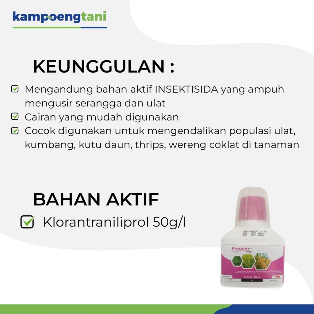 Jual Kampoeng Tani - Insektisida Freecor 50 SC 250 ml FMC ...