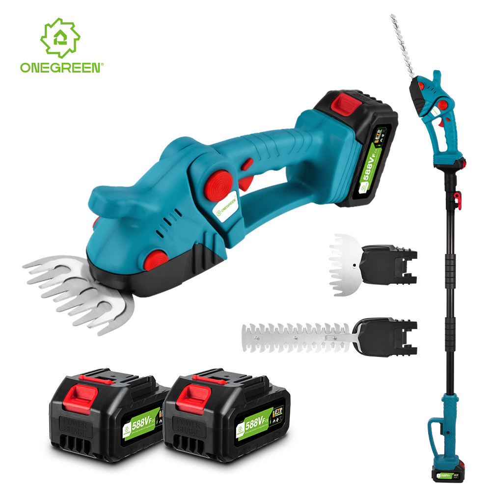 Jual ONEGRREN 3 IN 1 Telescoping Pole Electric Hedge Trimmer High ...