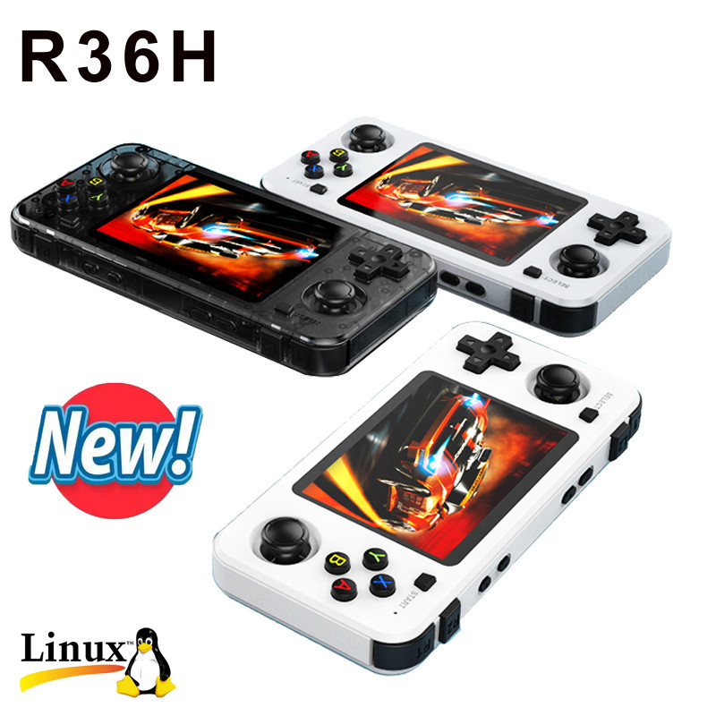 Jual 2025 New R36H Retro Handheld Console Open-Source Linux System ...