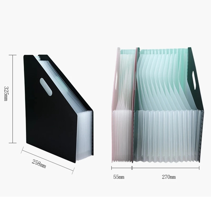 Jual Box File Standing File A4 13 Sekat Tas Dokumen Arsip Berkas ...