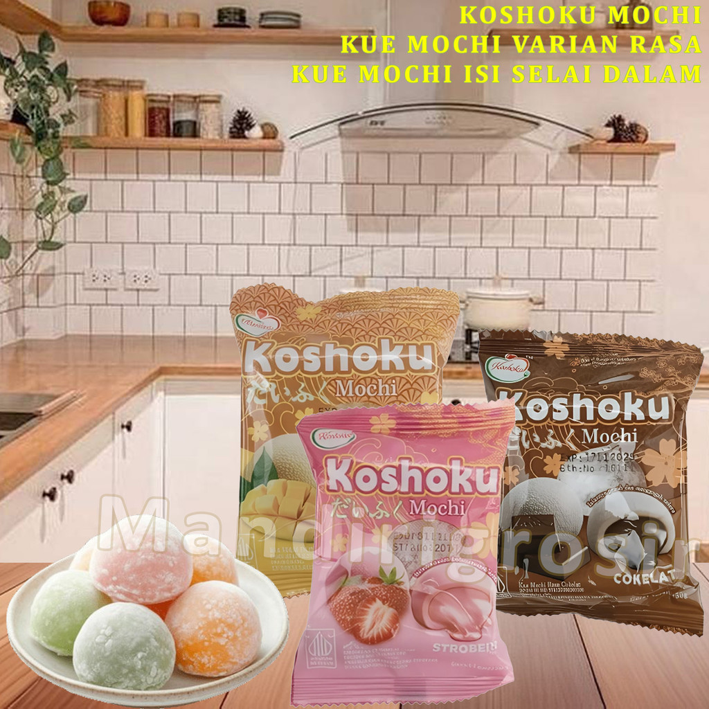 Jual Kue Mochi Varian Rasa - Koshoku - Kue Mochi Isi Selai Dalam - 30gr ...