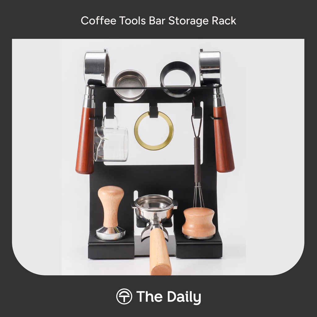 Jual Coffee Tools Bar Storage Rack – Rak Peralatan Kopi Fungsional Meja ...