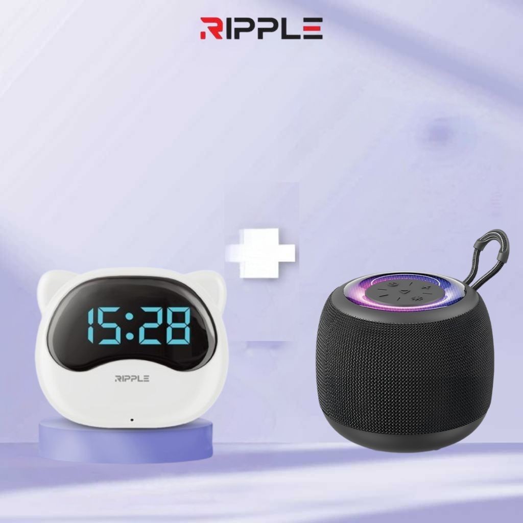 Jual Buy 1 Get 1 Ripple Nuki Smart AI + Bluetooth Speaker Mini LED ...