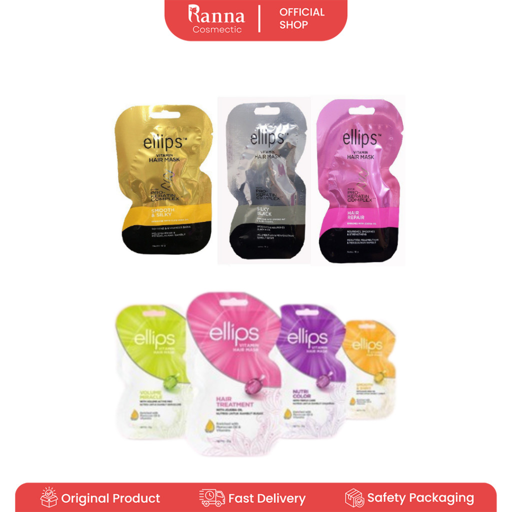 Jual ELLIPS HAIR MASK SACHET | Shopee Indonesia