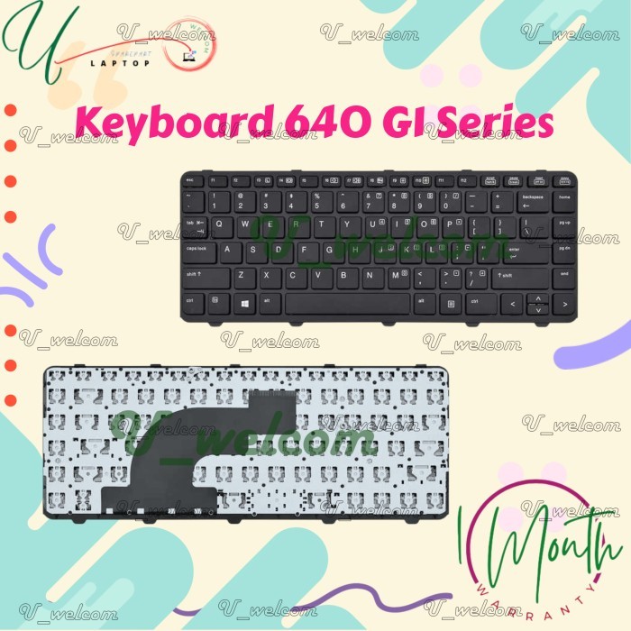 Jual Keyboard ProBook 645 G1 640 G1 Series Frame hitam | Shopee Indonesia