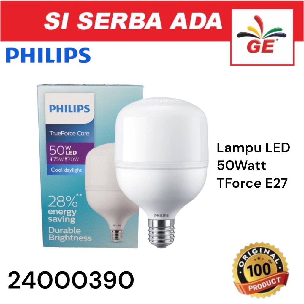 Jual PHILIPS Lampu LED TFORCE CORE 50W E27 24000390 | Shopee Indonesia