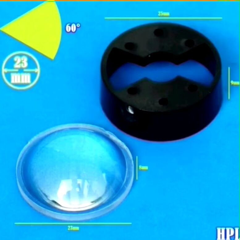 Jual LENSA LED PLANO CONVEX LENS 60 DERAJAT HPL | Shopee Indonesia