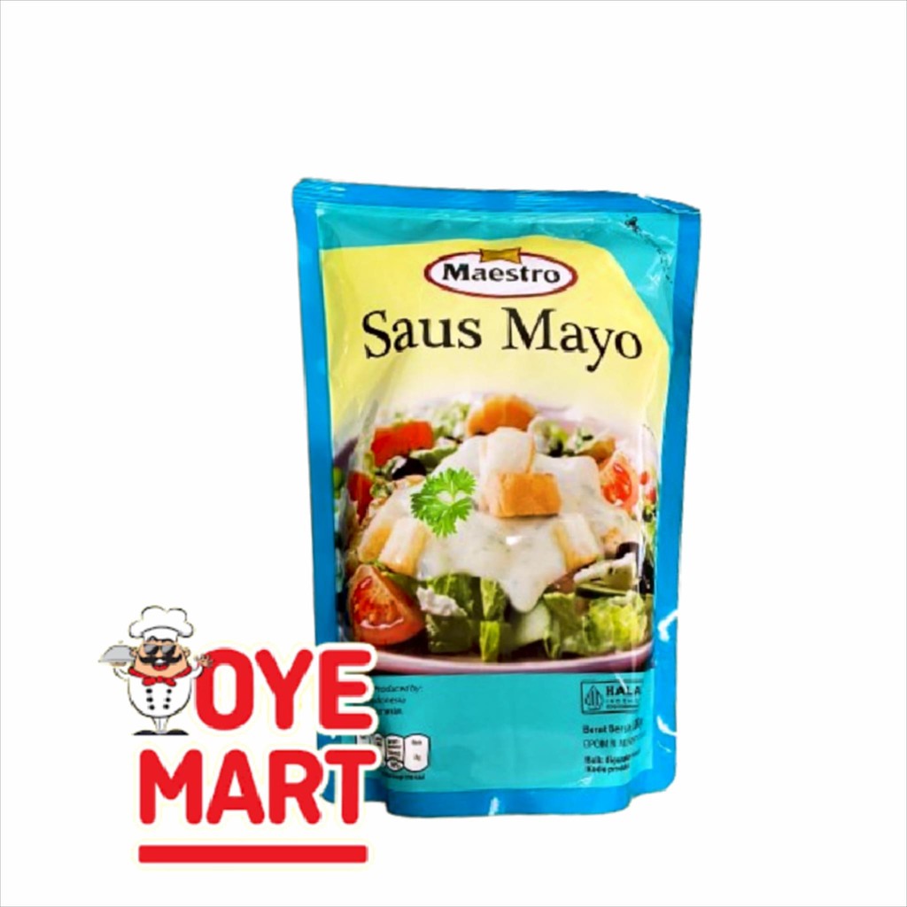 Jual MAESTRO SAUS MAYO POUCH 500GR / MAYONAISE MANIS / MAYONES | Shopee ...