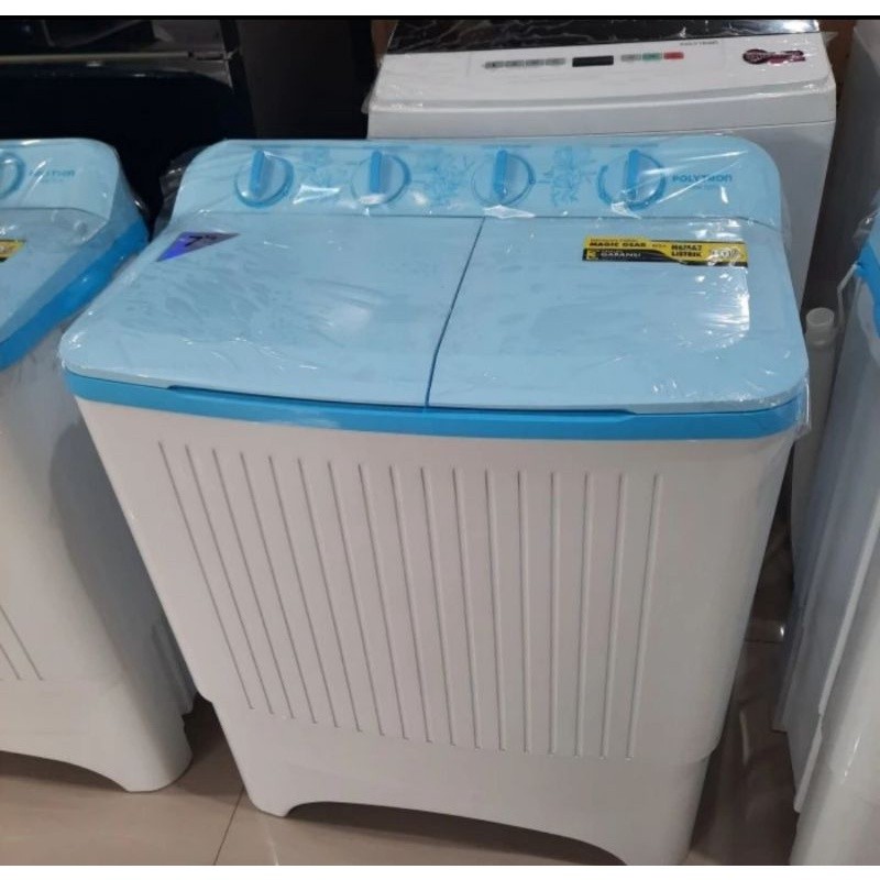 Jual Mesin Cuci Polytron 2 tabung 7kg pwm 7073 Low Watt TERBARU