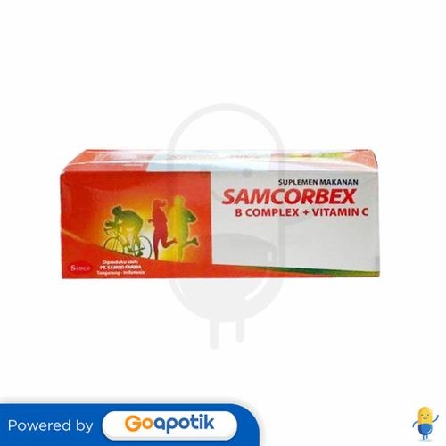 Jual Samcorbex Box Isi 100 Kaplet | Shopee Indonesia