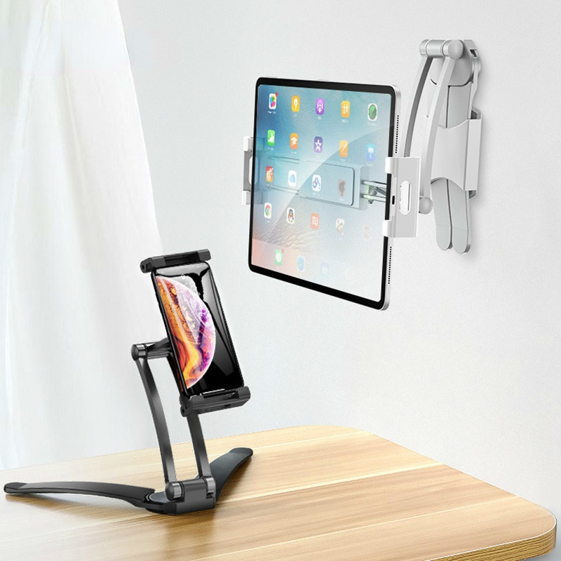 Jual Holder Tablet IPad HP Multifungsi Gadget Standing Meja Dinding ...