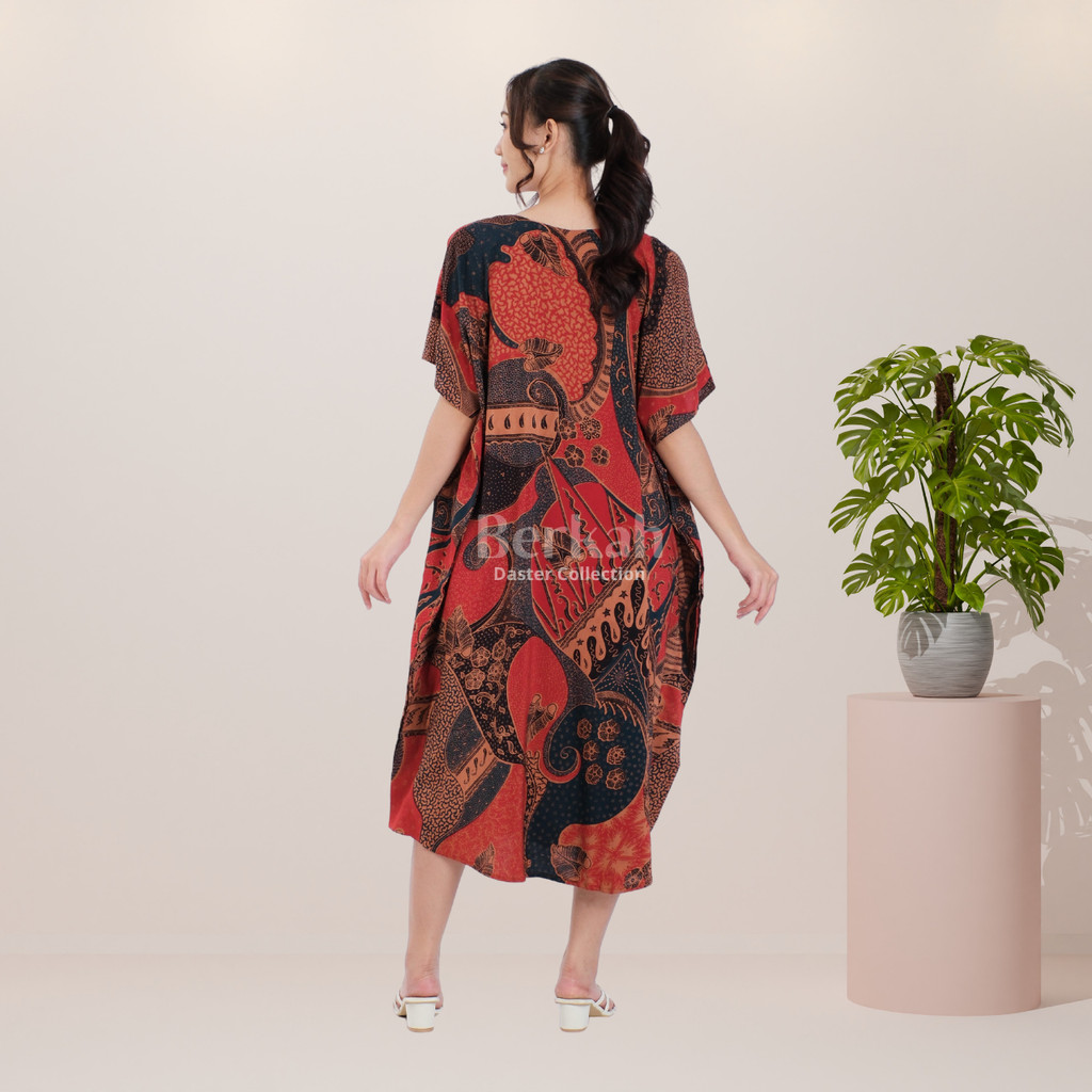 Daster Lowo Batik Rayon Resleting Surya Teja 4
