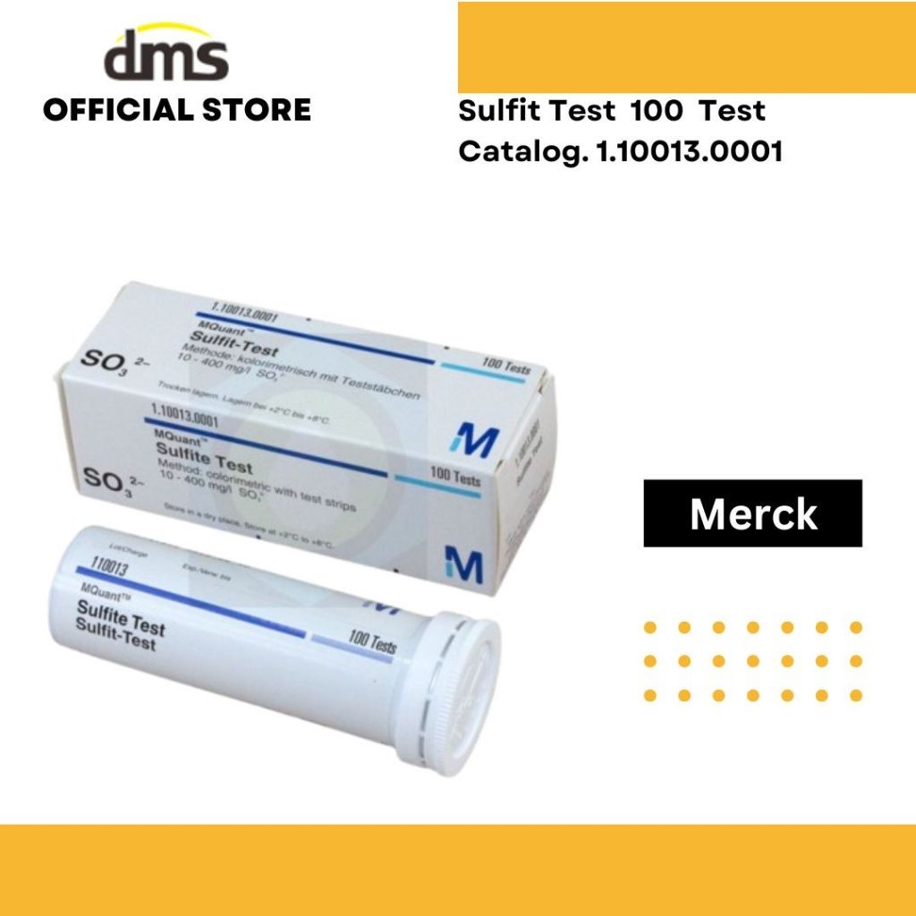 Jual Sulfit Test 100 Test Brand Merck | Shopee Indonesia