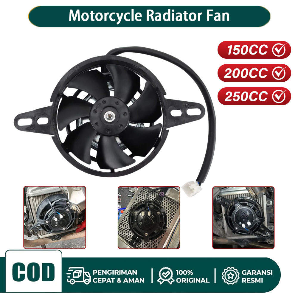 Jual Motorcycle Radiator Fan Radiator Universal for 150cc 200cc 250cc ...