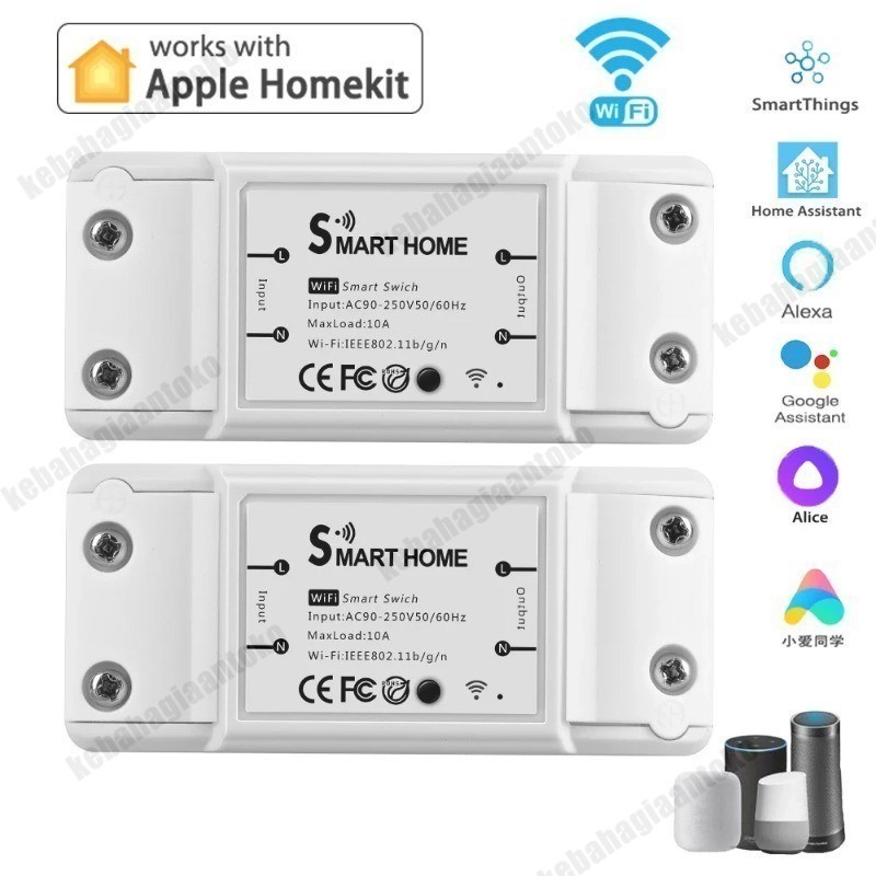 Jual COD Smart Switch WiFi / Saklar Pintar Wireless / Breaker ON OFF ...