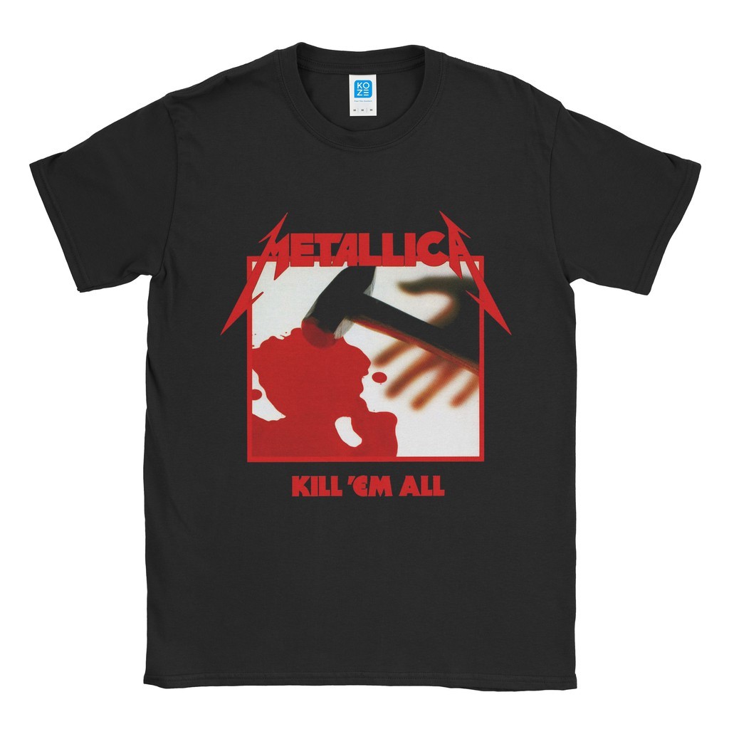 Jual BAND - Metallica Kill Em All T-Shirt - Baju Kaos - Cotton Combed ...
