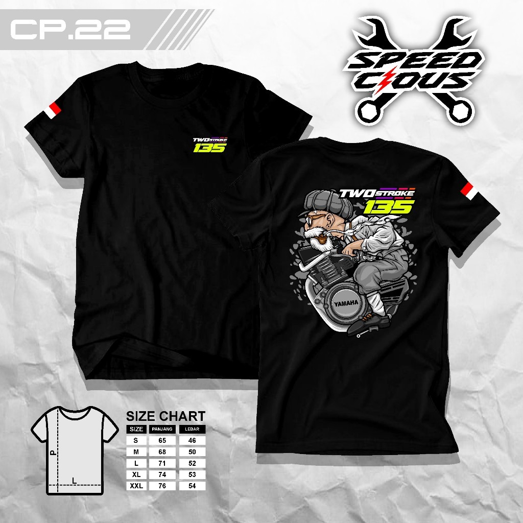 Jual Kaos Racing 2 Stroke Mesin RX KING Original Speedcious - Baju ...