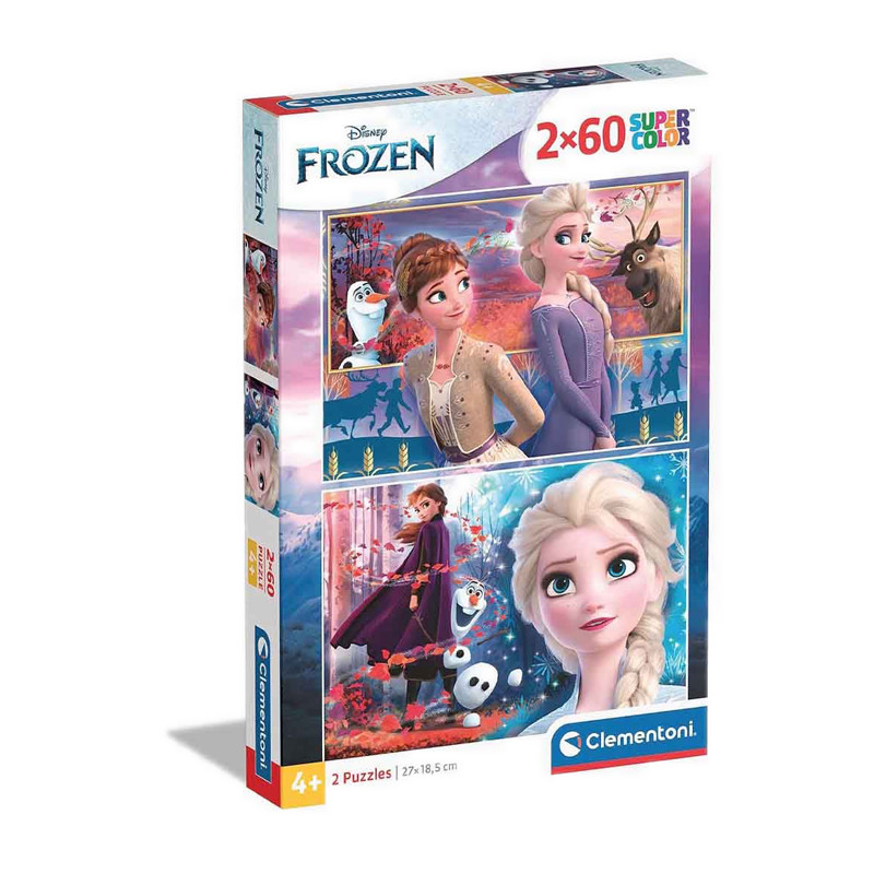 Jual Clementoni Puzzle 2X60 Frozen 2 - CLB21609 | Shopee Indonesia