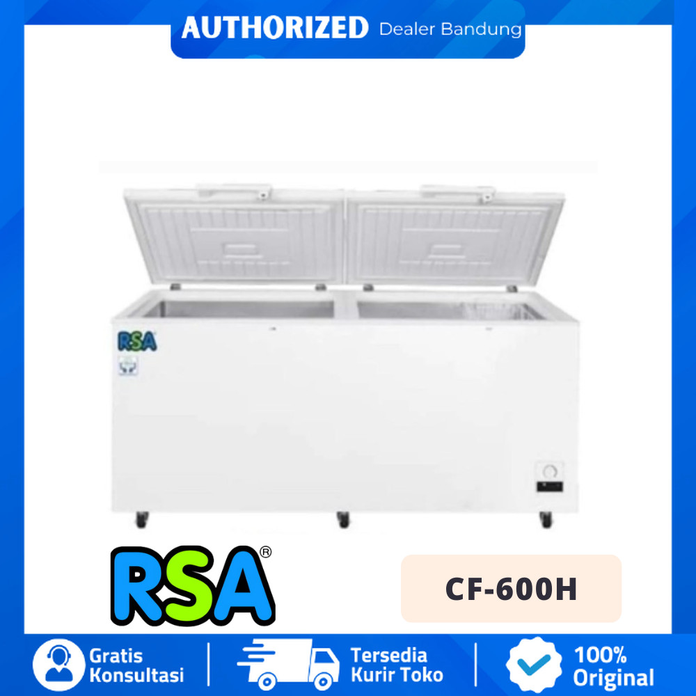 Jual RSA CF 600 H CF-600-H CHEST FREEZER 500 LITER | Shopee Indonesia