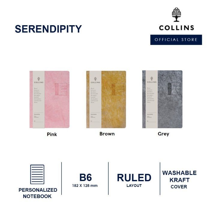 Jual Collins Notebook Serendipity B6 Ruled Agenda Jurnal Planner ...