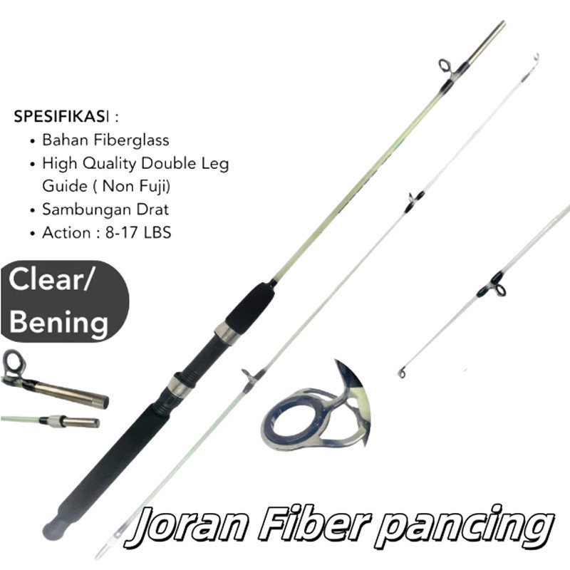 Jual joran pancing 1 set Joran fiber solid 270cm/Joran Fiber Solid Drat ...