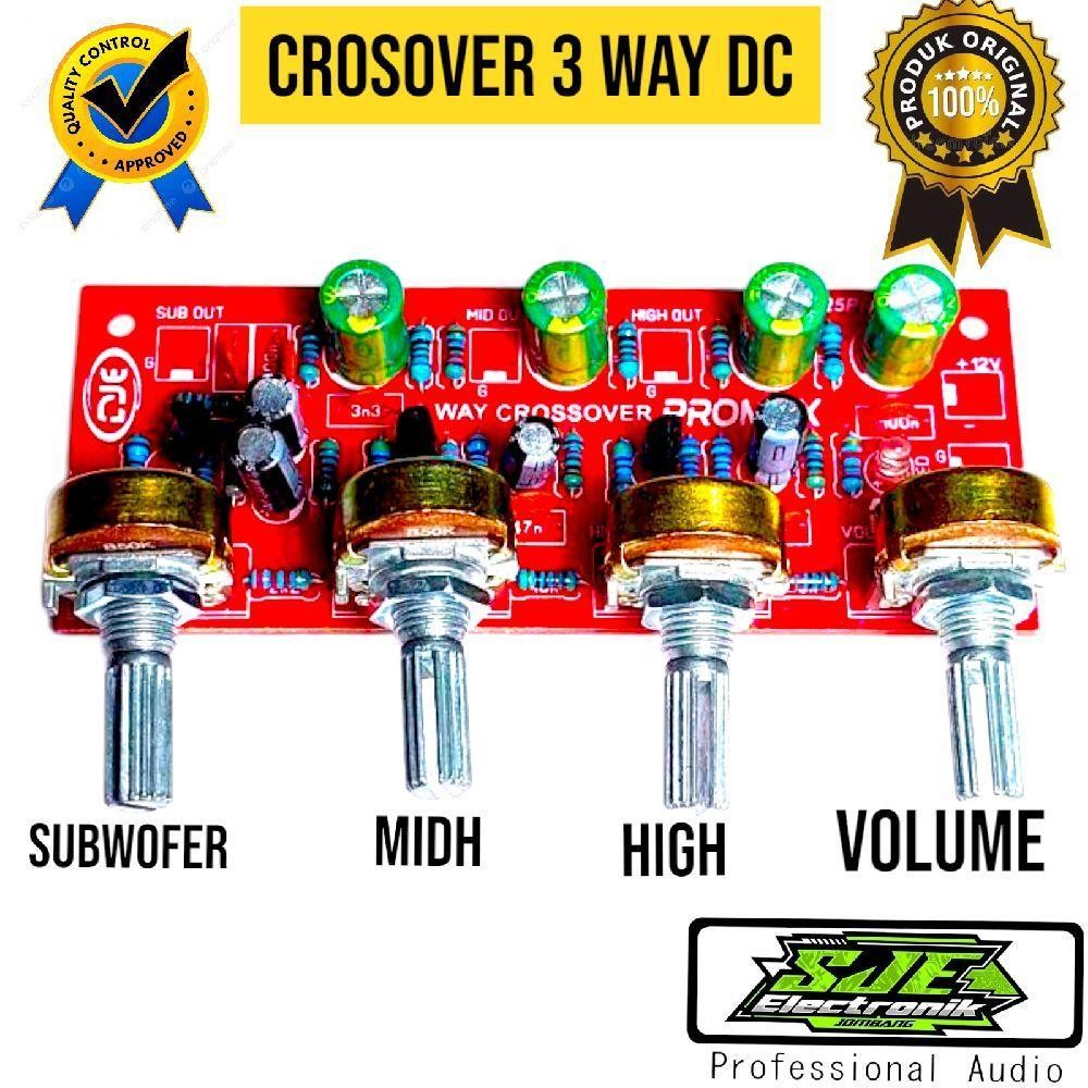Jual crosover aktif 3 way dc sub mid high | Shopee Indonesia