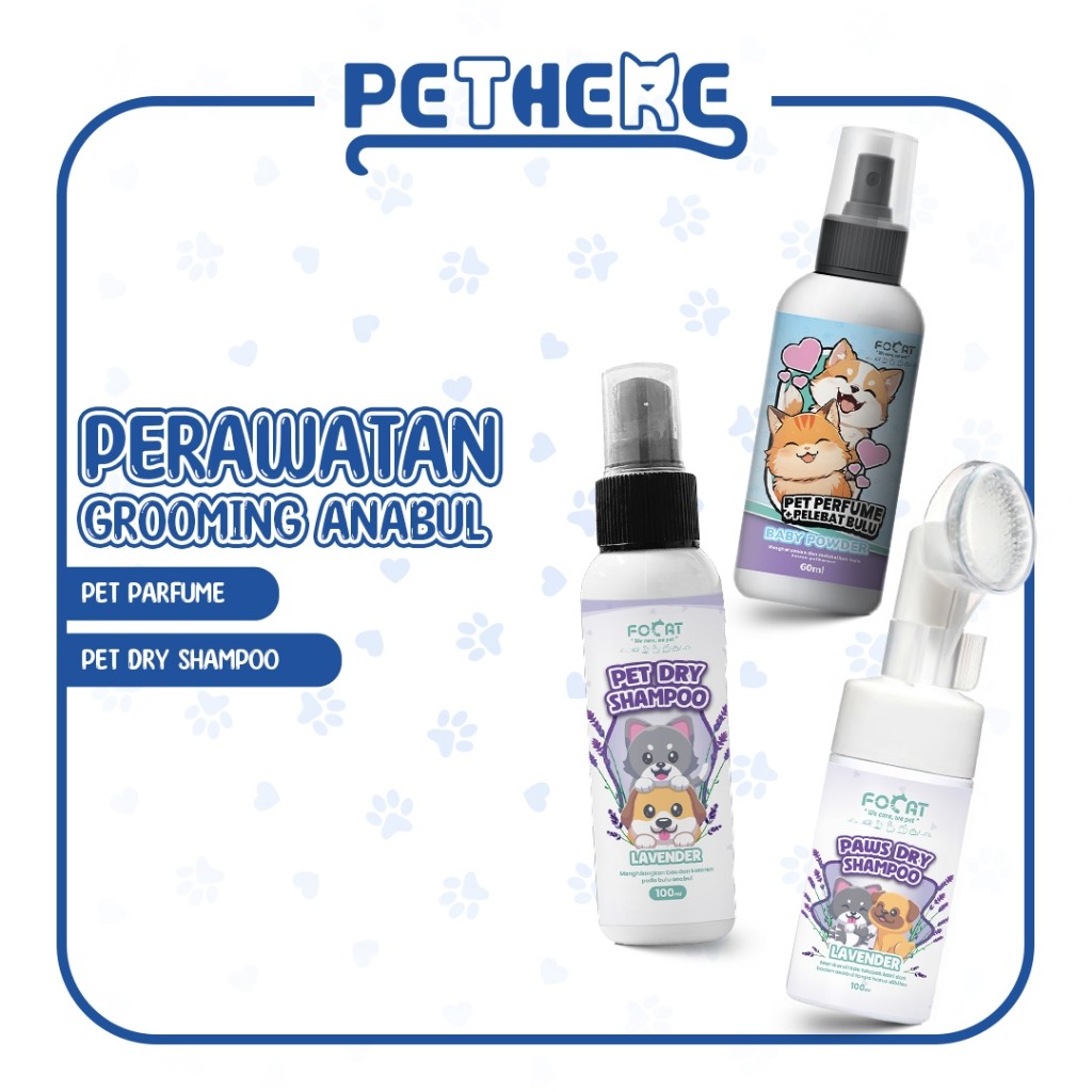 Jual PET THERE Perawatan Grooming Anabul/ Pet Parfume 100ml/ Pet Dry ...
