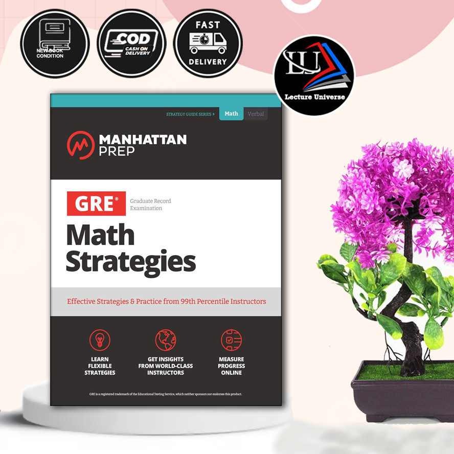 Jual Book's Test | | Manhattan Prep GRE Math Strategies | Shopee Indonesia
