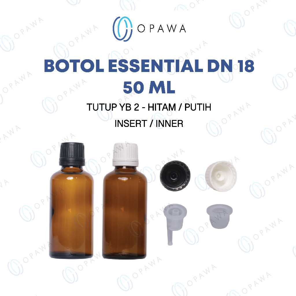 Jual Botol Kaca Amber 50ml Essential Oil & Serum | Botol Dropper Kaca ...