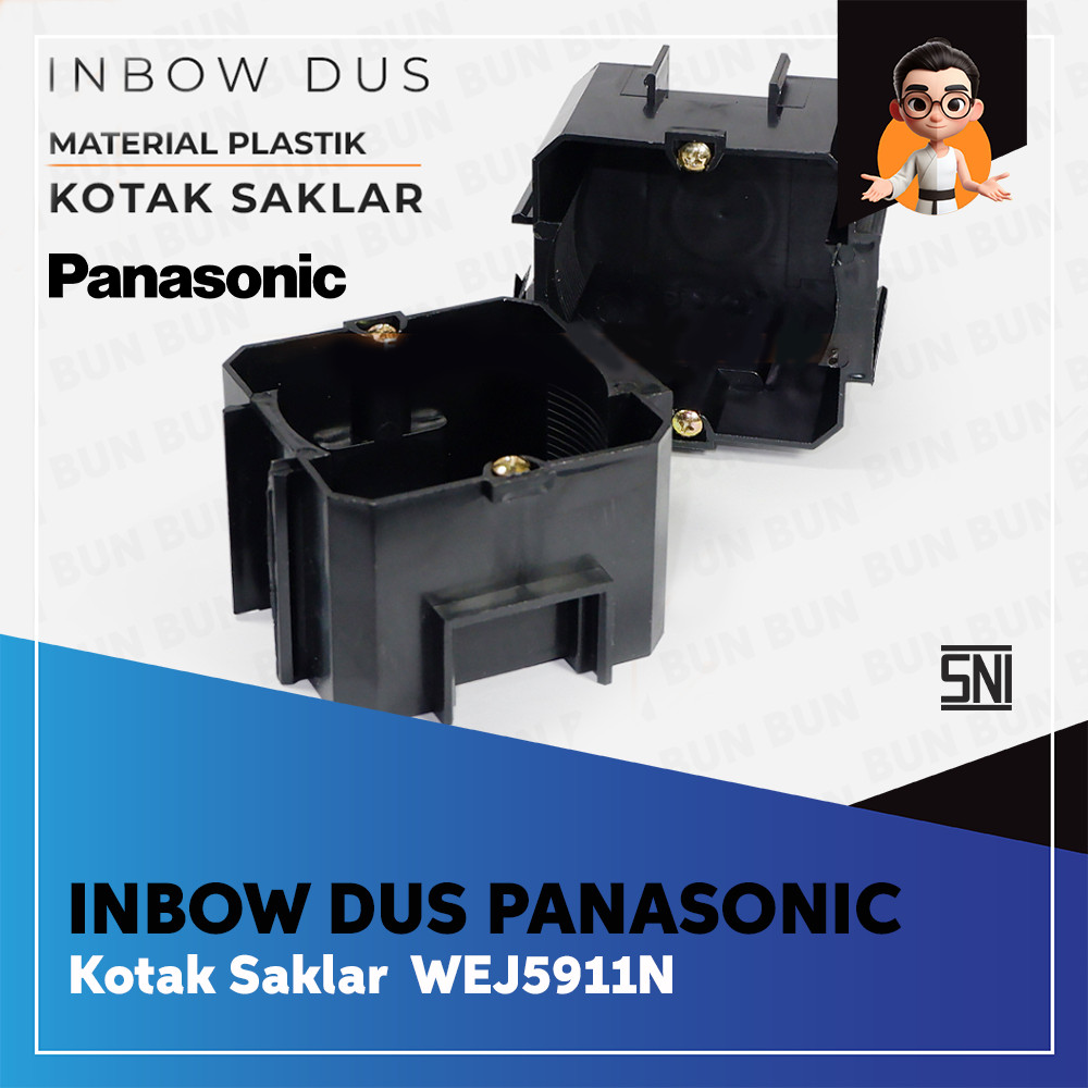 Jual Panasonic Inbowdos Hitam WEJ5911N / IB DOS Inbowdus Segi [PER BIJI ...