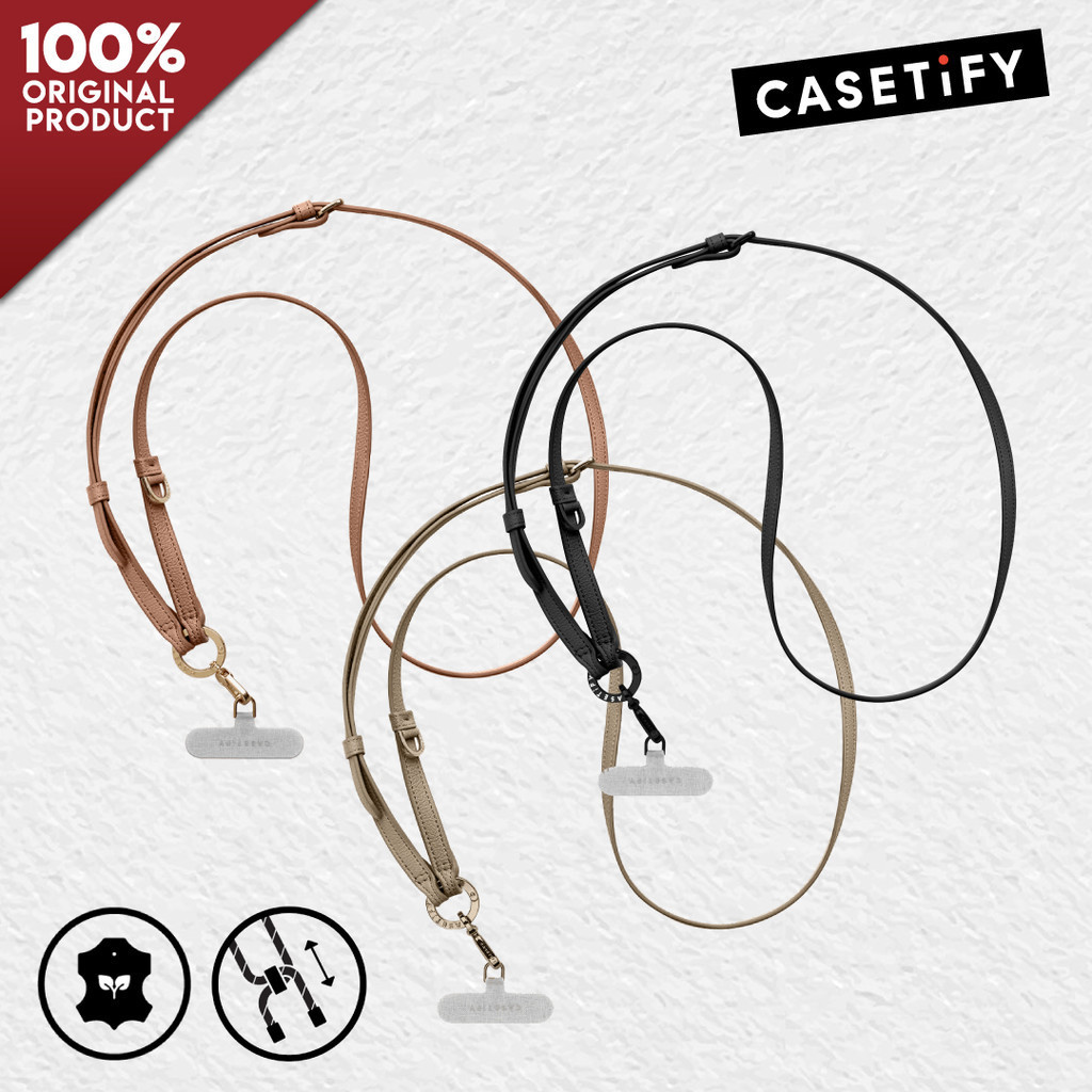 Jual Universal Casetify Crossbody Strap Leather | Shopee Indonesia