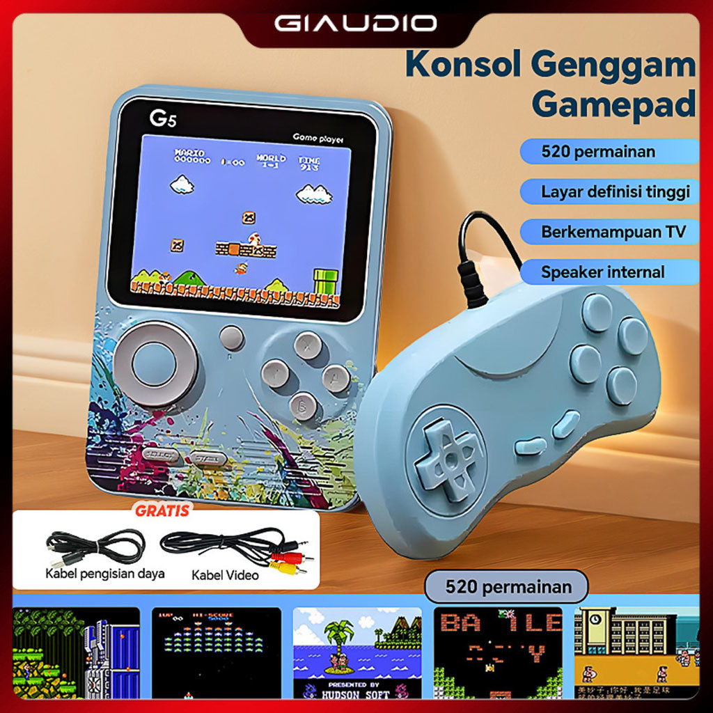 Jual Game Boy Game Bot Gameboy Console 3.0Inch Screen 2 Player Portable ...