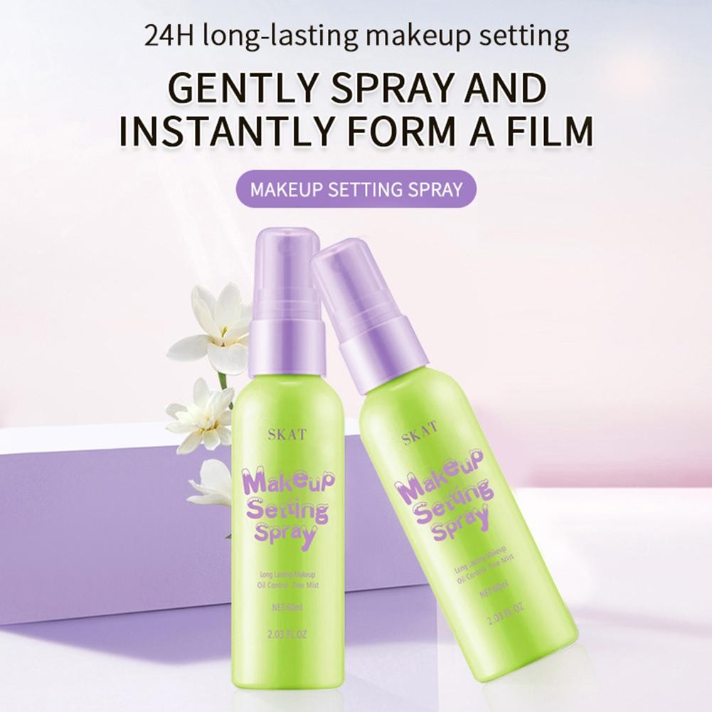 Jual SKAT Liquid Powder Makeup Setting Spray Melembabkan Dan Membentuk ...
