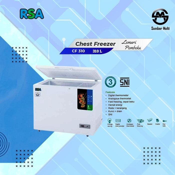 Jual CHEST FREEZER RSA CF-310 310 L | Shopee Indonesia