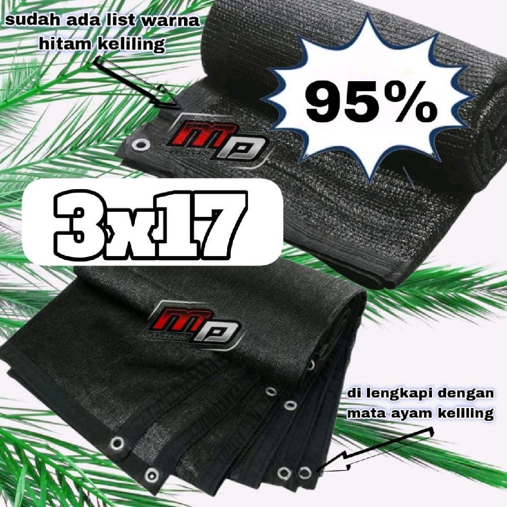 Jual PARANET 3X17 UV 95% SUDAH TERMASUK LIST DAN LUBANG TALI KELILING ...