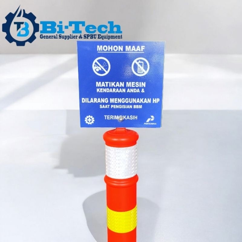 Jual Safety Cone Stick Cone Rambu Stik Pembatas Jalan Antrian SPBU ...