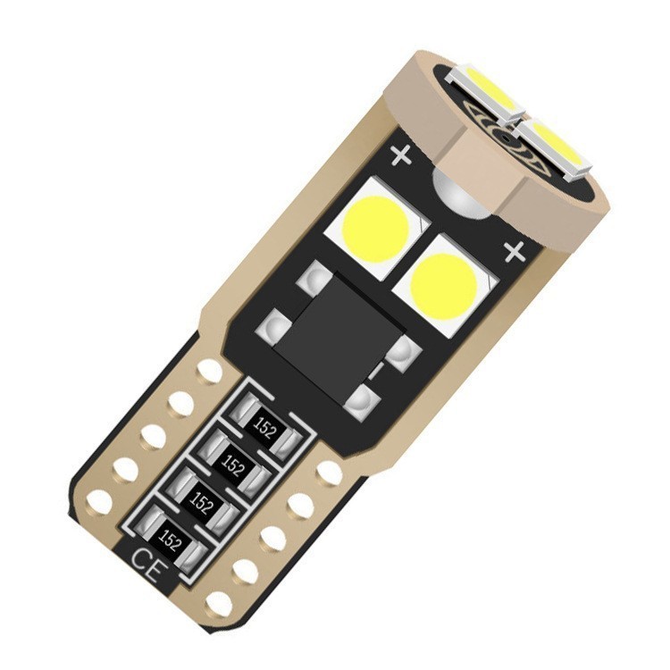 Jual Lampu LED T10 6 SMD 12V W5W 3030 Canbus Bebas Code Error ROHS ...