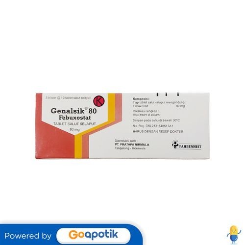 Jual Genalsik 80 Mg Box 30 Tablet | Shopee Indonesia