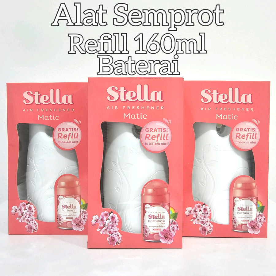 Jual Stella Matic Alat Semprot Pengharum Ruangan Otomatis - Japanese ...