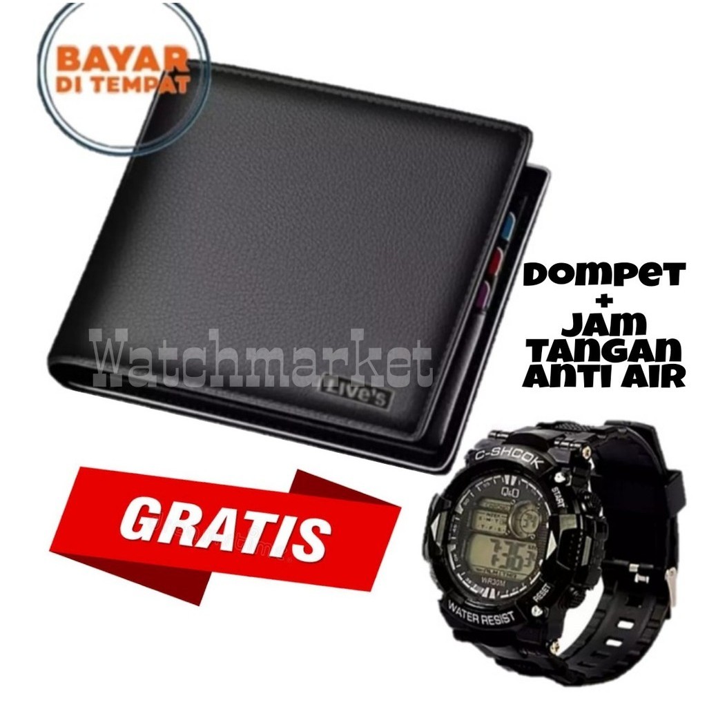 Jual Termurah Big Sale!!! [Paket Hemat] Jam Tangan Pria Anti Air Sport