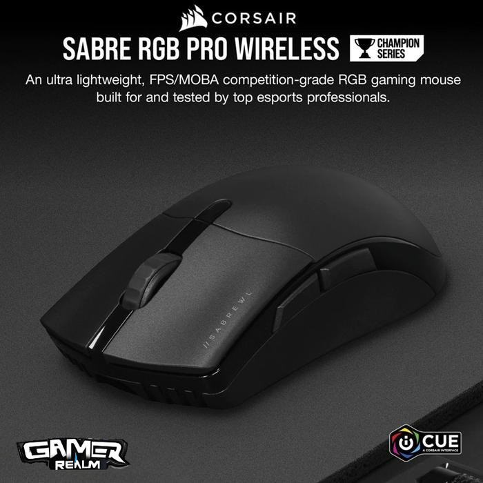 Jual SABRE RGB PRO WIRELESS CHAMPION SERIES Ultra-Lightweight Gaming ...