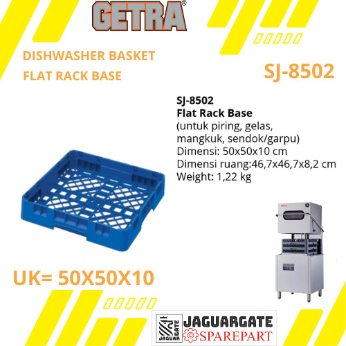 Jual GETRA SJ-8502 DISHWASHER BASKET ( FLAT RACK BASE ) RAK PIRING ...