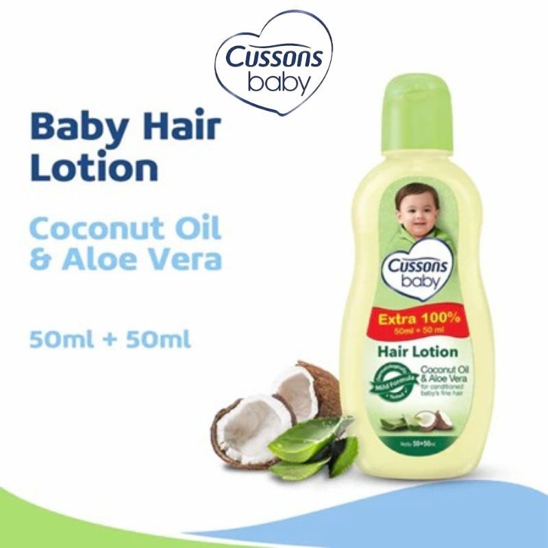 Jual Cussons Baby Hair Lotion [50+50ml] Varian [Almond Oil