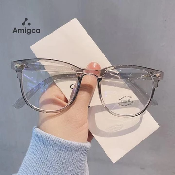 Kacamata Anti Cahaya Biru Transparent Frame Kacamata Optik Anti Radiasi Komputer Wanita