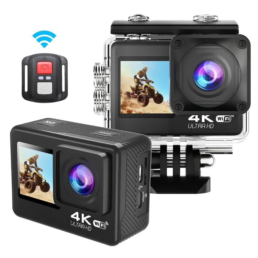 Jual 4K Action Dual Screen Mini Dv for Helmet Motorcycle Waterproof ...