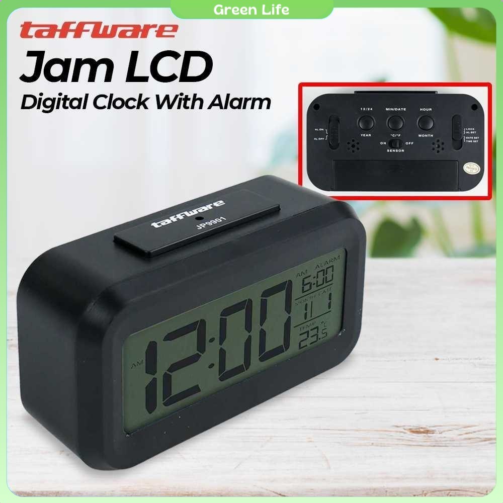 Jual Taffware Fanju Jam LCD Digital Clock with Alarm - JP9901 | Shopee ...